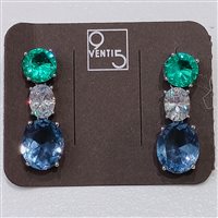 Orecchini Vidali Gioielli Donna in Argento Zircone ORAR-105-34 - ORAR-105-34